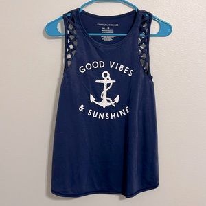 Womens summer sailor tank top